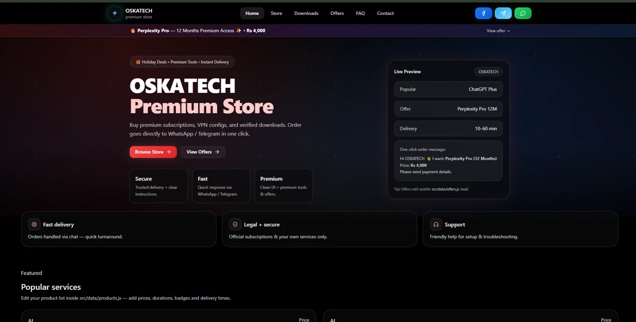 OSKATECH Premium Store